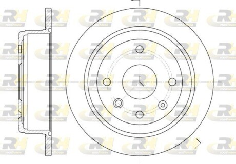 Гальмівний диск roadhouse 6876.00