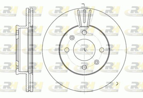 Гальмівний диск roadhouse 6958.10