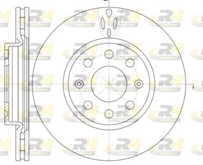 Гальмівний диск roadhouse 6981.10