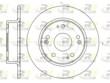 Гальмівний диск roadhouse 6984.00