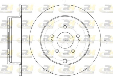 Гальмівний диск roadhouse 6997.00