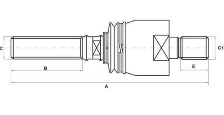 Ремкомплект тяги s-TR str11a109