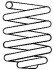 VW Пружина передняя L=340mm Audi A3,Skoda Octavia II 14.1,6 sachs 997611 (фото 1)