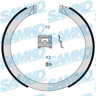 Колодки тормозные барабанные samko 81098