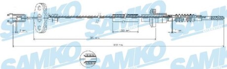 Трос зчеплення samko c0035C