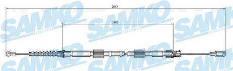 Трос зчеплення samko c0049B