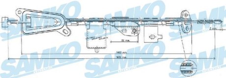 Трос зчеплення samko c0481B