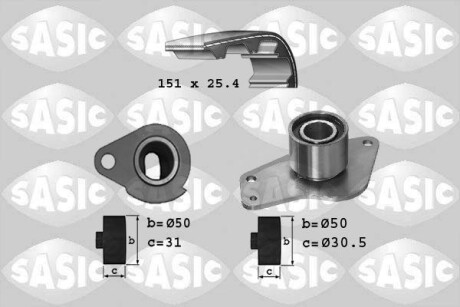 Комплект ГРМ sasic 1754015