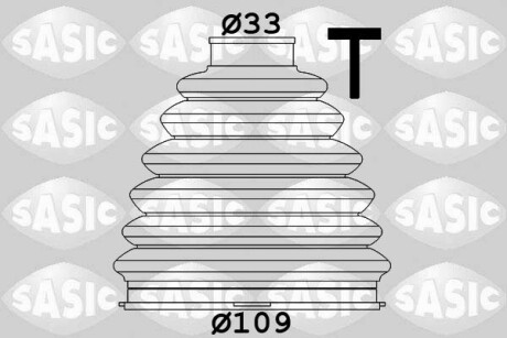 Комплект пильовика приводного валу. sasic 1900004