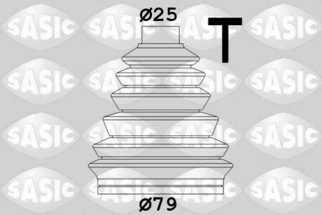 Комплект пильовика приводного вала sasic 1904049