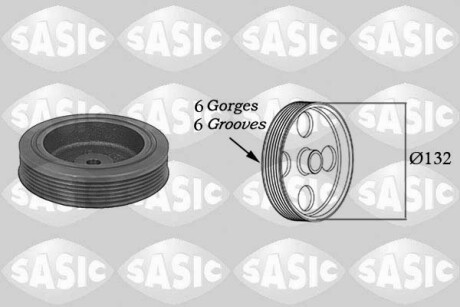 Шків колінвалу sasic 4000704