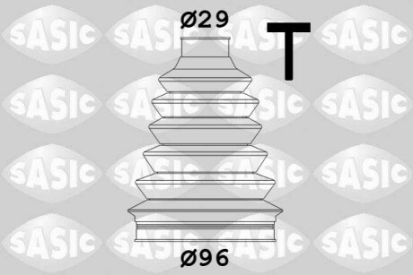 Комплект пильовика приводного вала sasic 4003466