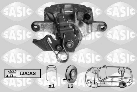 Суппорт тормозной задний sasic 6504022