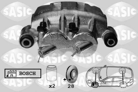 Суппорт передний sasic 6504030