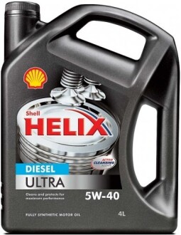 Масло моторное Helix Diesel Ultra 5W-40 (4 л) shell 550040549