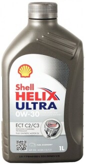 Олія моторна helix ultra ect c2/c3 0w-30 (синтетична shell 550042390