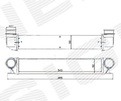 Інтеркулер BMW 5 (E39), 01.96 - 08.00 signeda ri96726