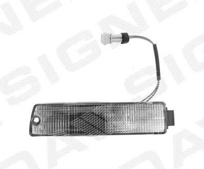 Показатель поворота в бампере VW GOLF I, 76 - 83 signeda zvw1607c(k)l