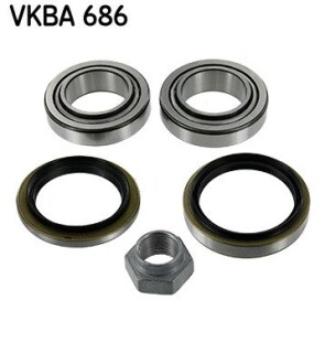 Подшипник ступицы переднего колеса skf vkba 686