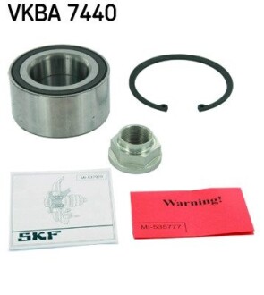 Підшипник передньої маточини skf vkba 7440