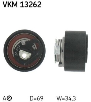 Ролик модуля натяжителя ремня skf vkm 13262