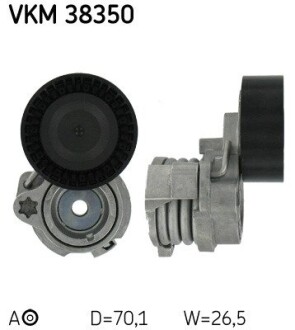 Роликовый модуль натяжителя ремня skf vkm 38350