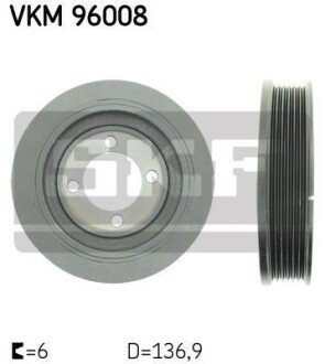 Шків ременя генератора skf vkm 96008