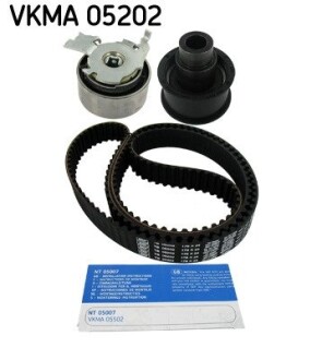 Комплект ГРМ (ремінь + ролик) skf vkma05202