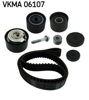 Роликовый модуль натяжителя ремня (ролик, ремень) skf vkma 06107