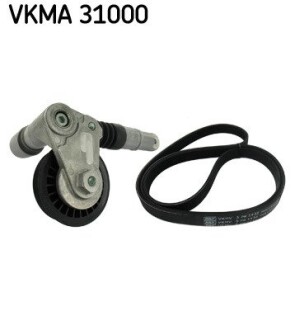 Роликовый модуль натяжителя ремня (ролик, ремень) skf vkma 31000