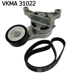 Роликовый модуль натяжителя ремня (ролик, ремень) skf vkma 31022