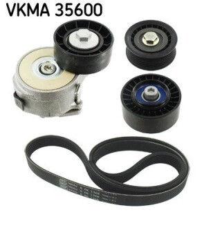 Роликовый модуль натяжителя ремня (ролик, ремень) skf vkma 35600