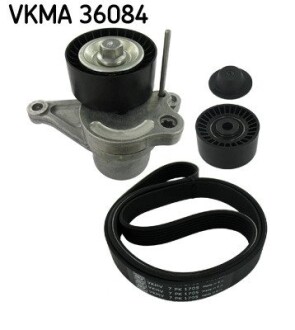 Роликовый модуль натяжителя ремня (ролик, ремень) skf vkma 36084