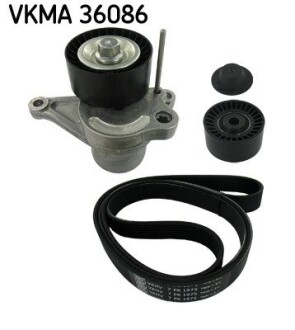 Роликовый модуль натяжителя ремня (ролик, ремень) skf vkma 36086