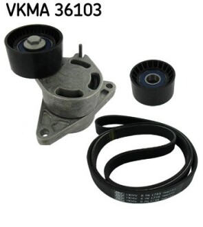 Роликовый модуль натяжителя ремня (ролик, ремень) skf vkma 36103