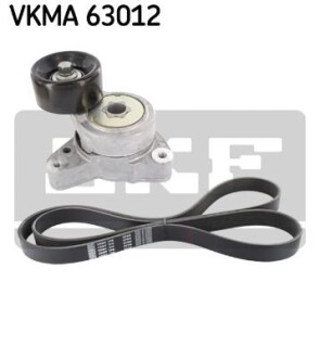 Комплект (ремень+ролики)) skf vkma 63012