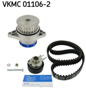 Роликовый модуль натяжителя ремня (ролик, ремень, насос) skf vkmc 01106-2