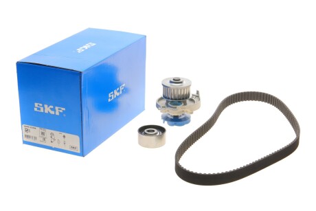 Комплект ГРМ, пас+ролик+помпа skf vkmc 02206