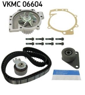 Роликовый модуль натяжителя ремня (ролик, ремень, насос) skf vkmc 06604