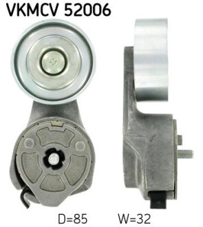 Натягувач поліклинового ременя skf vkmcv 52006