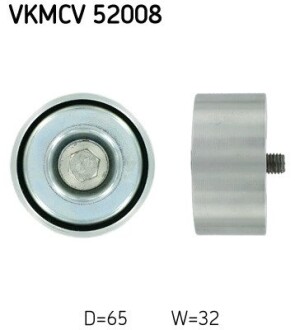 Натяжной ролик skf vkmcv 52008