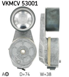 Натяжний ролик skf vkmcv 53001