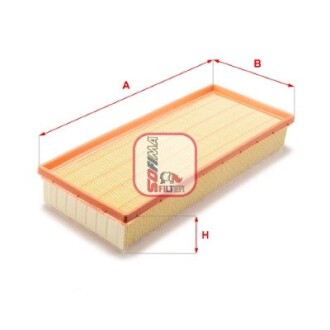 Фільтр повітряний Renault Laguna 3.0 dCi/3.5 V6 08-15 sofima s 3B26 A