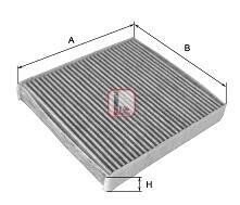 Фільтр салону Skoda Fabia/Roomster/VW Polo 99-10/MB G-class (W461/W463) 03- (вугільний) sofima s 4114 CA