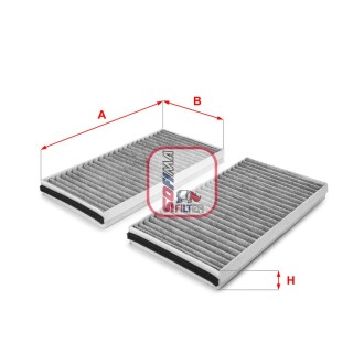 Фільтр салону (к-кт) sofima s 4127 CA