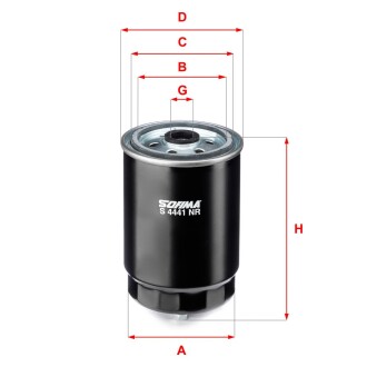 Фильтр топливный sofima s 4441 NR