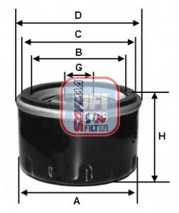 Фильтр масляный sofima s 7230 R