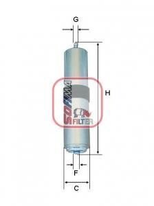 Фільтр паливний BMW 2 (F44/F45/F46)/X1 (F48) 1.5D-2.0D B37/B47 14- (OE line) sofima s 9261 B