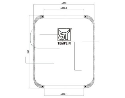 Подушка амортизуюча st-templin 04.060.6006.140