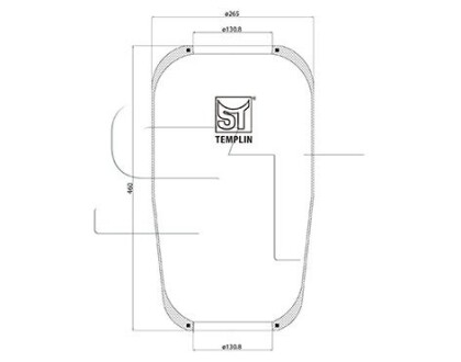 Подушка амортизуюча st-templin 04.060.6006.190